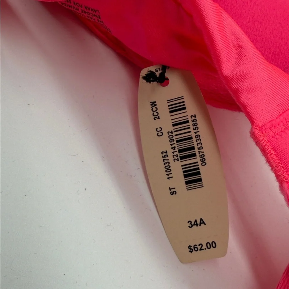 Victoria's Secret Hot Pink Embellished Bra‎